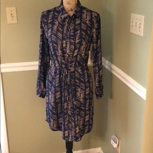 NWT Madison Jules shirt dress